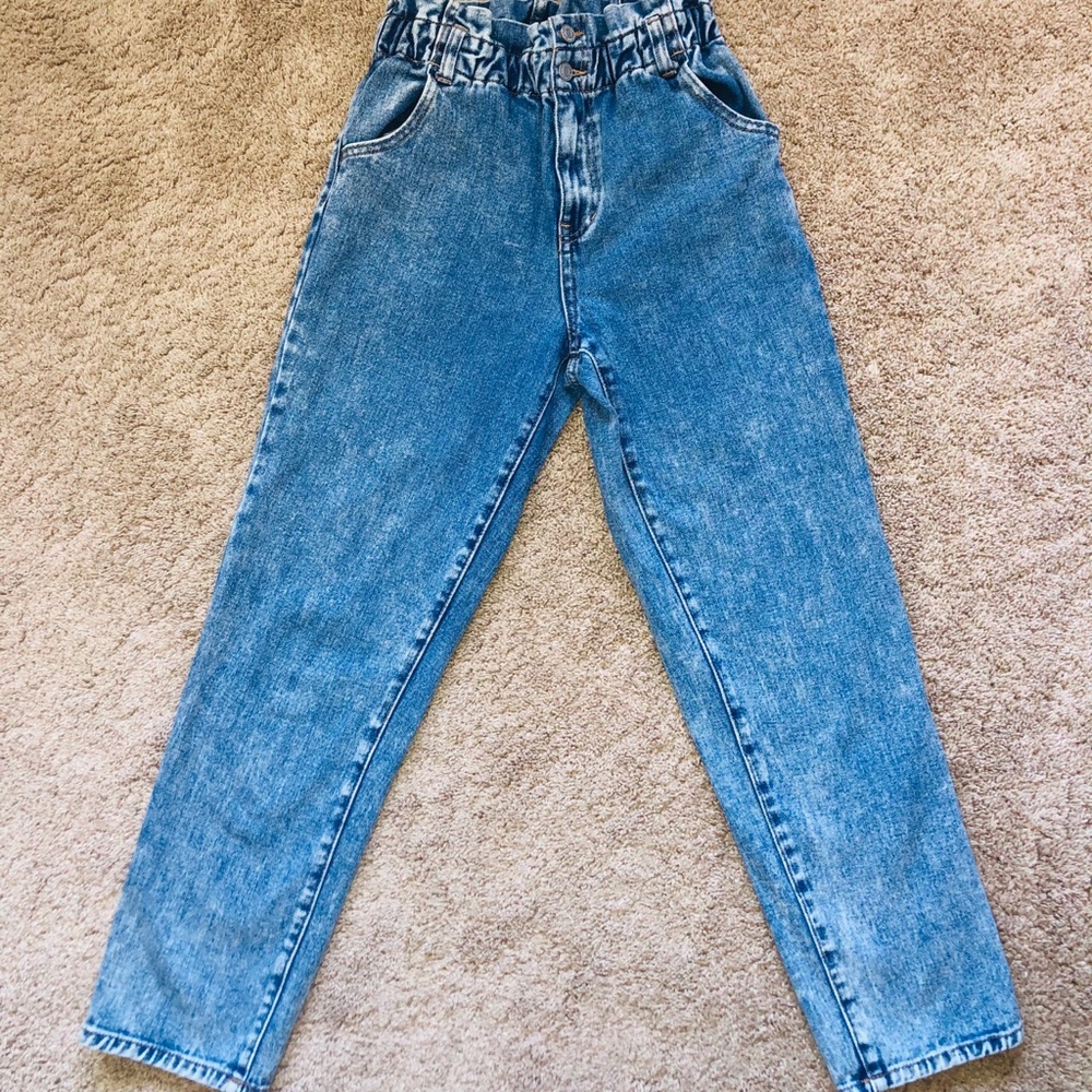 Pacsun Paperbag Waist Mom Jeans